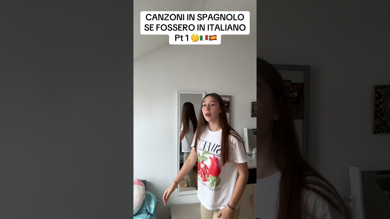 CANZONI IN SPAGNOLO, SE FOSSERO IN ITALIANO PT. 1🇨🇱🇮🇹