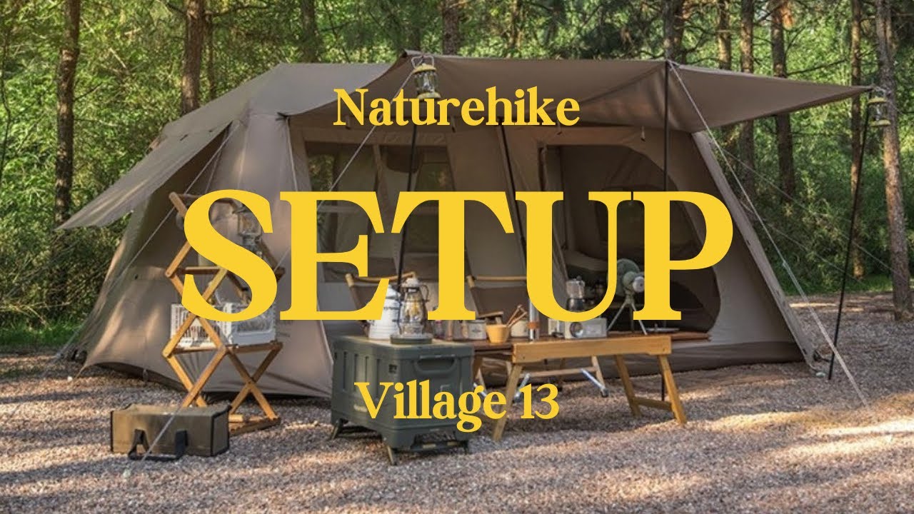 Naturehike Village 13 Setup Video Philippines - Automatic Camping Tent