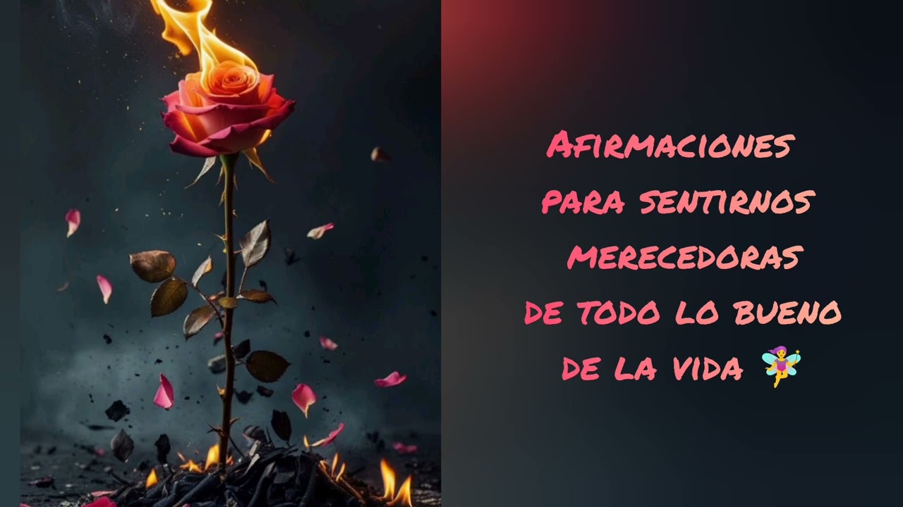 MERECIMIENTO 🧚‍♀️ Afirmaciones.