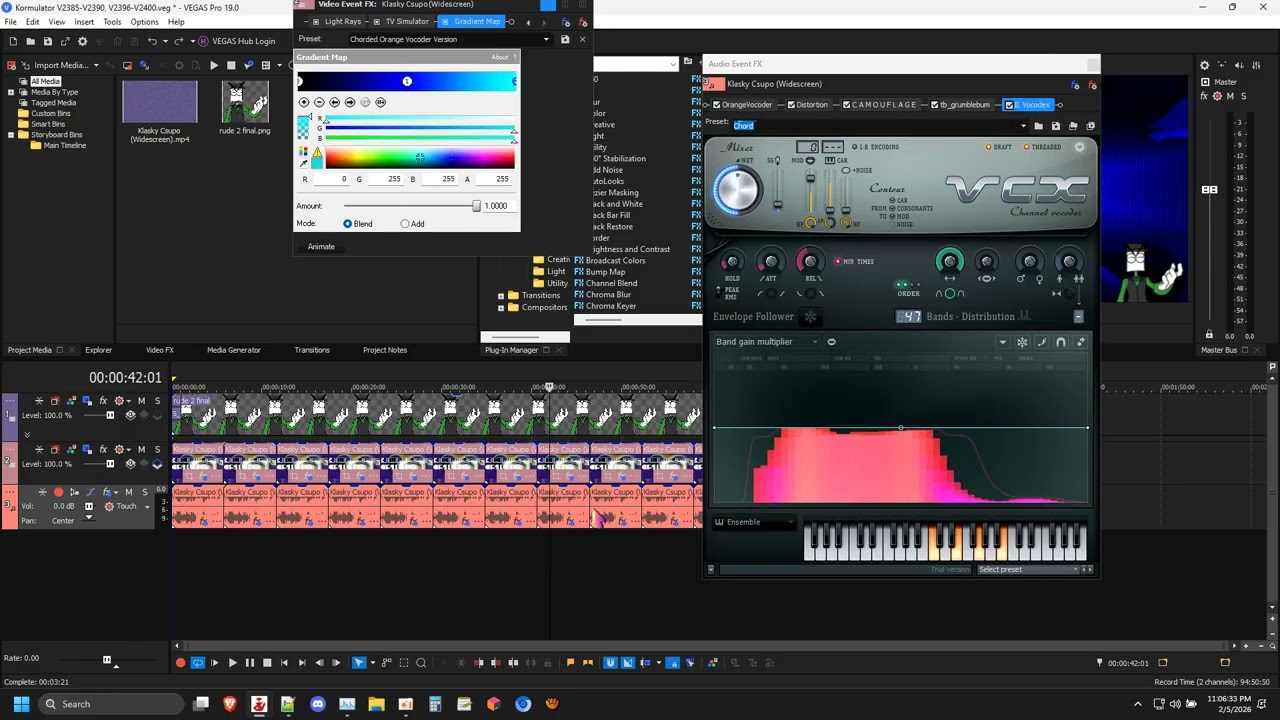 How to make Kormulator V2385-V2390, V2396-V2400, ButchDogup V17, Musicup V0?