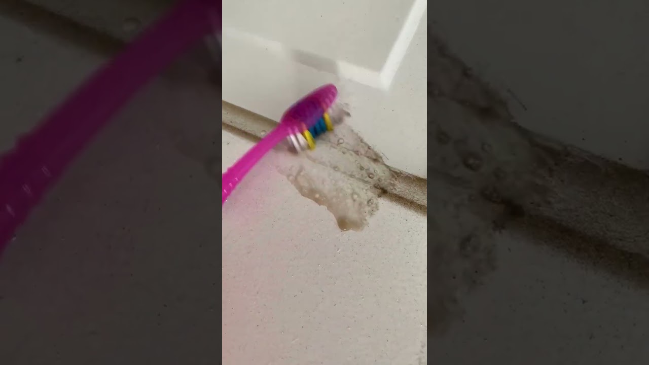 🧼 DIRTY PATIO DOOR TOOTHBRUSH DEEP CLEAN SUPER SATISFYING SCRUBBING SOUNDS ASMR #asmr #deepcleaning