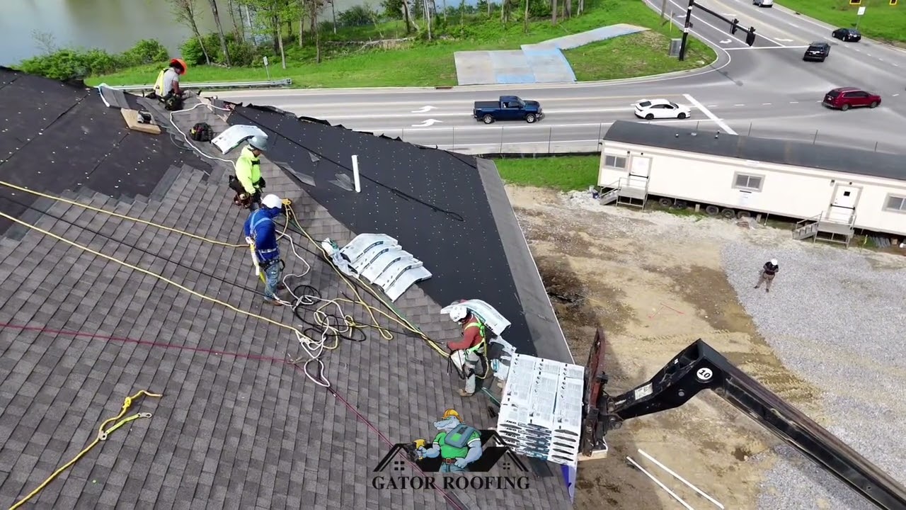 ⚡ Gator Roofing | Fast-Paced Commercial Shingle Roof Installation 🐊