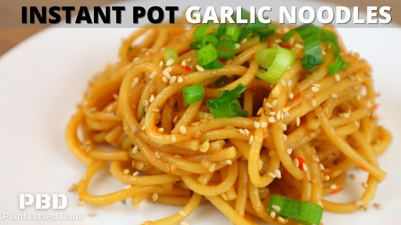 OUR BEST INSTANT POT GARLIC NOODLES | Starch Solution Garlic Noodles |What I Eat On Starch Solution.