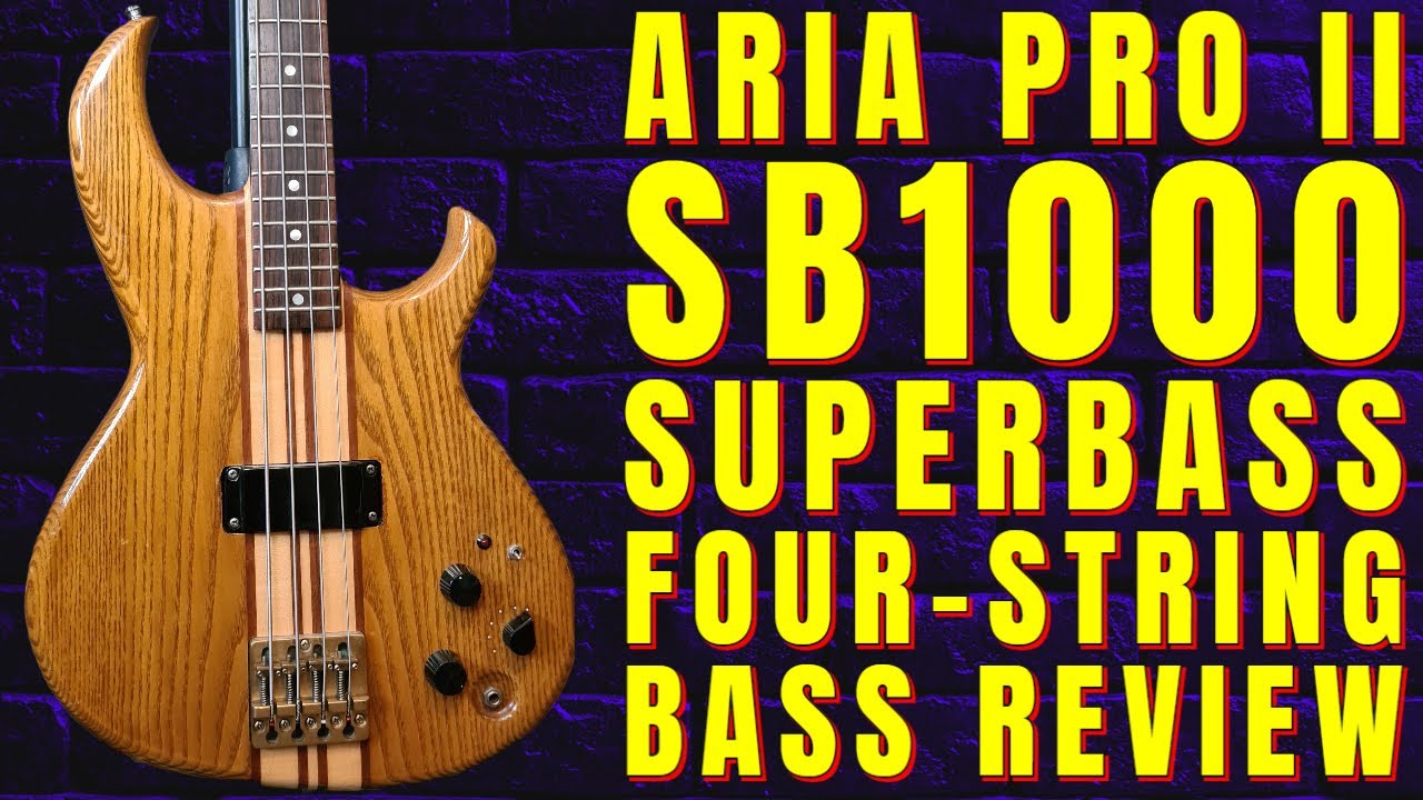 The Most Iconic Bass Of The 80s? | Aria Pro II SB1000 Superbass Review