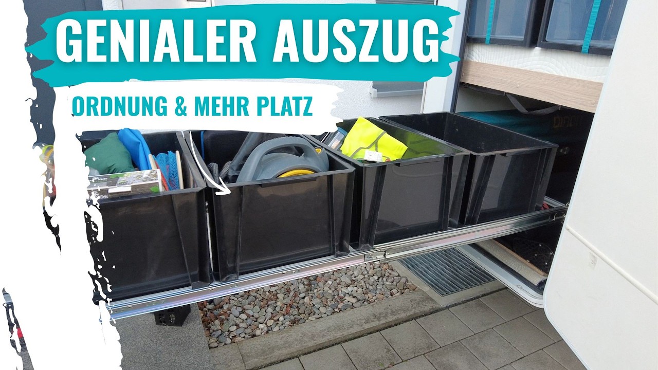 Riesiger Auszug für die Heckgarage! Viel mehr Platz & Ordnung