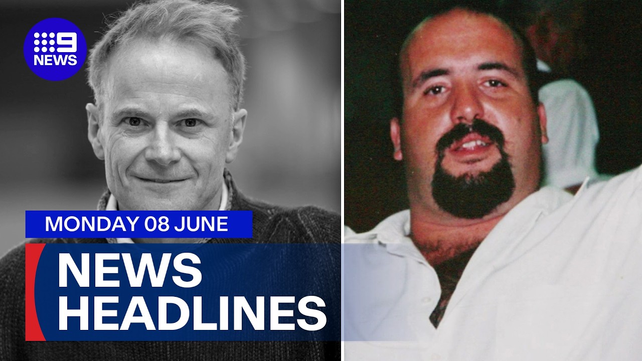 Former Australian of the Year dies from brain cancer; Wanted man arrested in Greece | 9 News