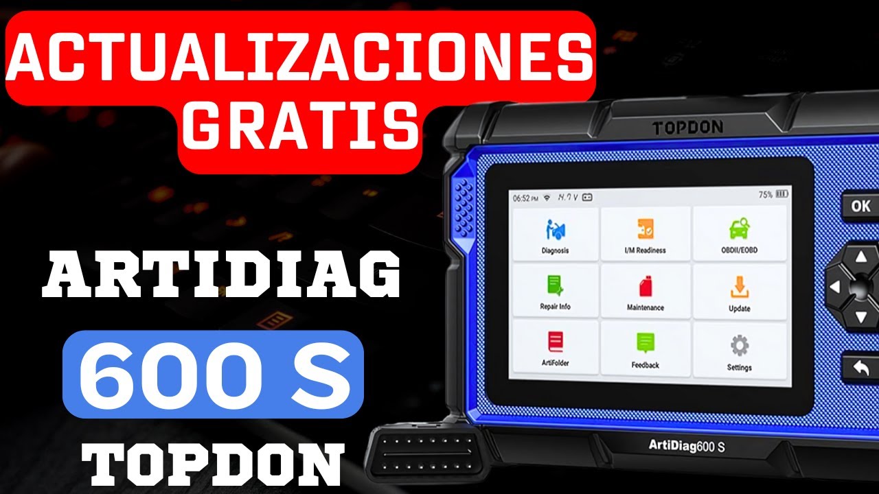 TOPDON Artidiag 600s Review y Funciones 2025