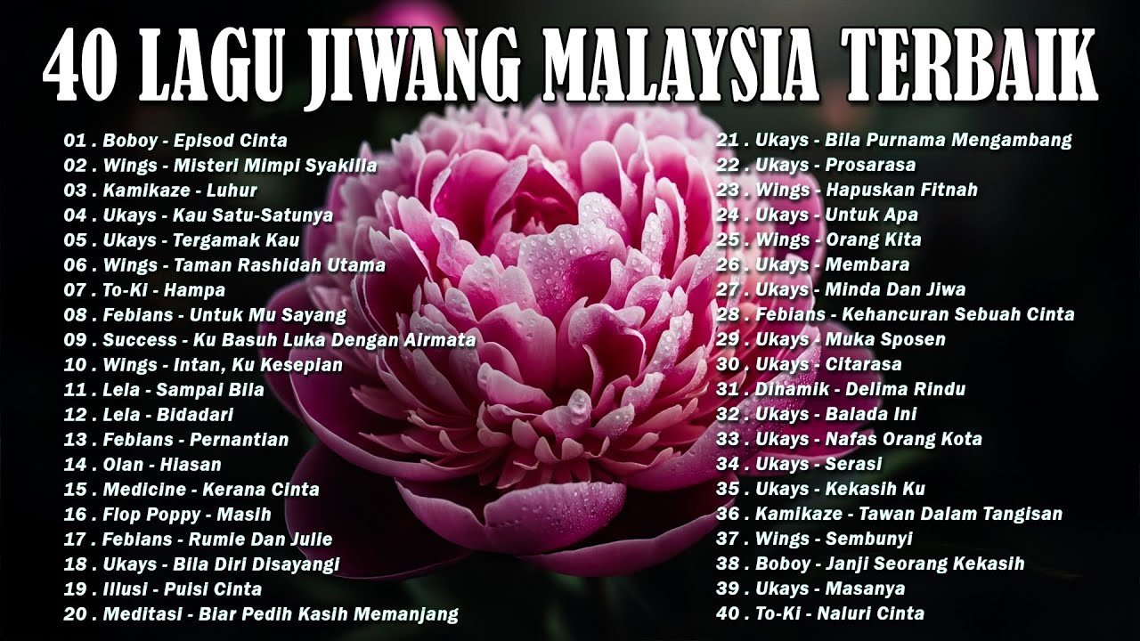 100 LAGU JIWANG MELAYU 2025 - LAGU JIWANG 80AN DAN 90AN TERBAIK - LAGU SLOW ROCK MALAYSIA
