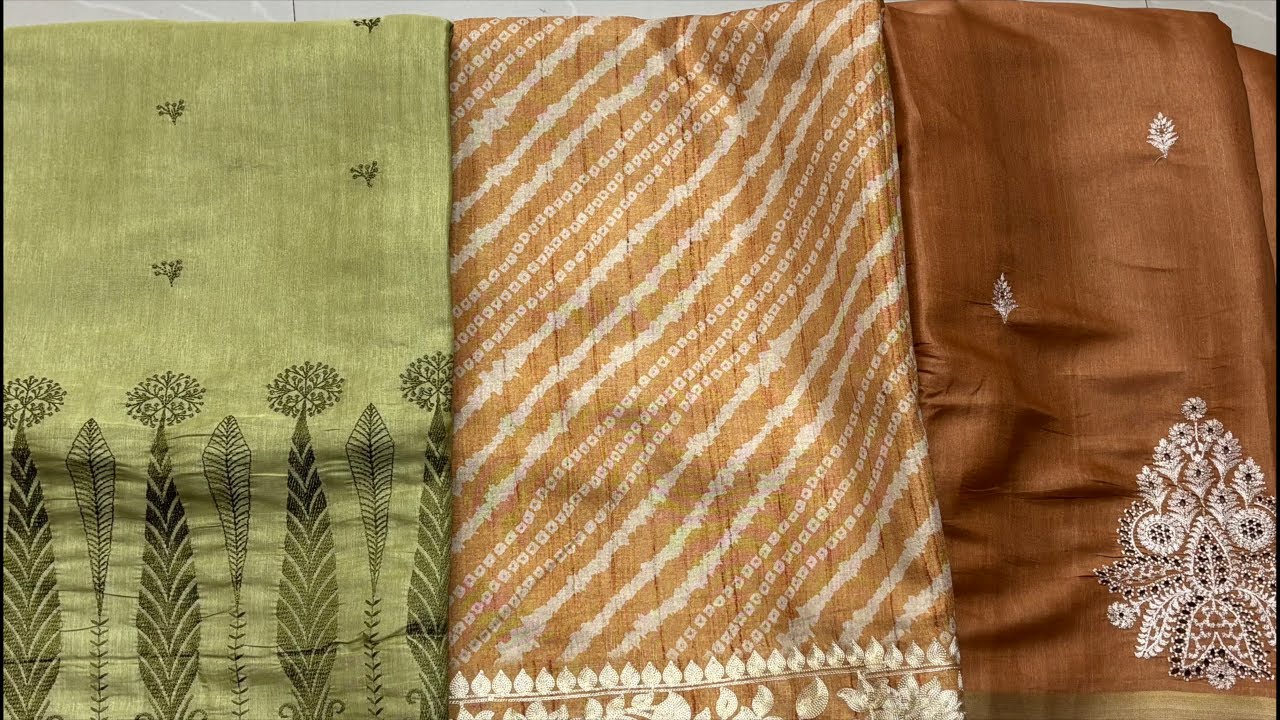 Shree Creations is live!! 850 to 1500 range sarees 😍 Embroidery, Dola and Jamdhani
