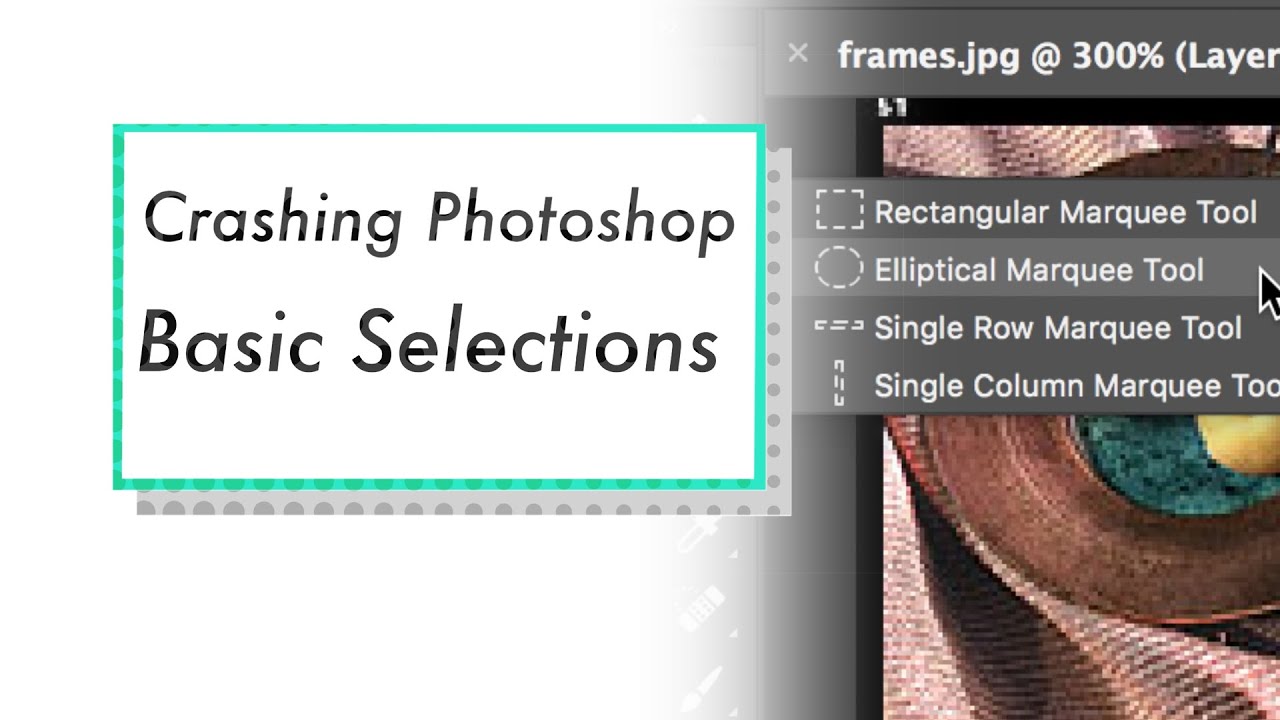 Crashing Photoshop - Basic Selections