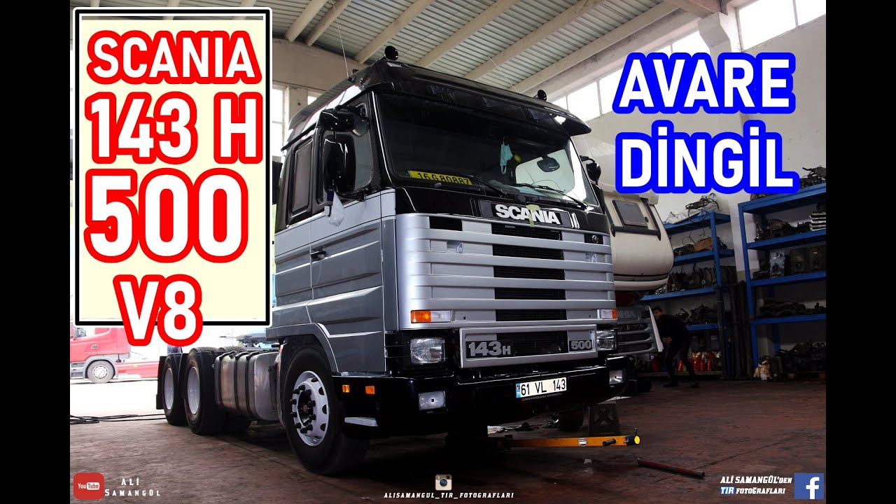 1996 MODEL EFSANE  SCANIA 143 H 500 V8 /  AVARE DİNGİL
