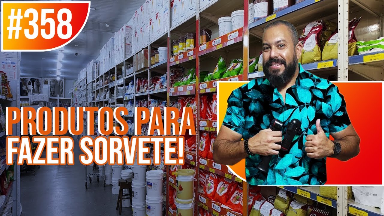 PRODUTOS PARA FAZER SORVETE (LOJA COMPLETA) #358