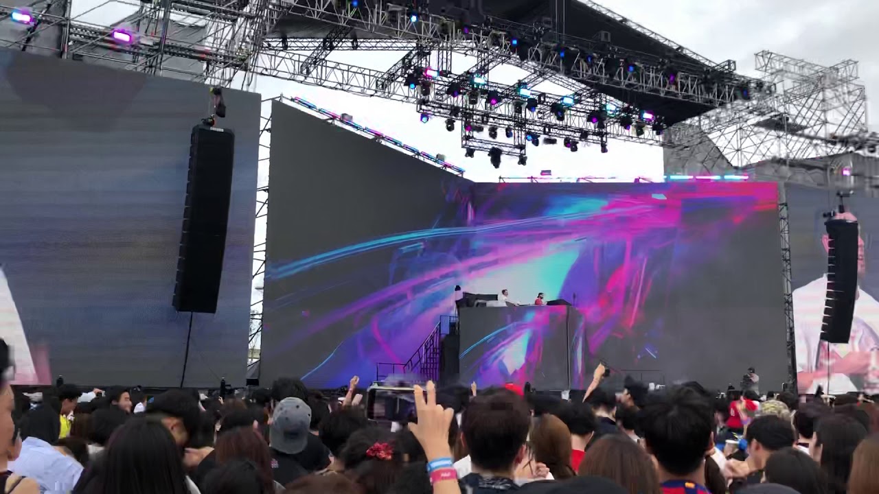 Cash Cash - Aftershock(Live) in your summer festival incheon