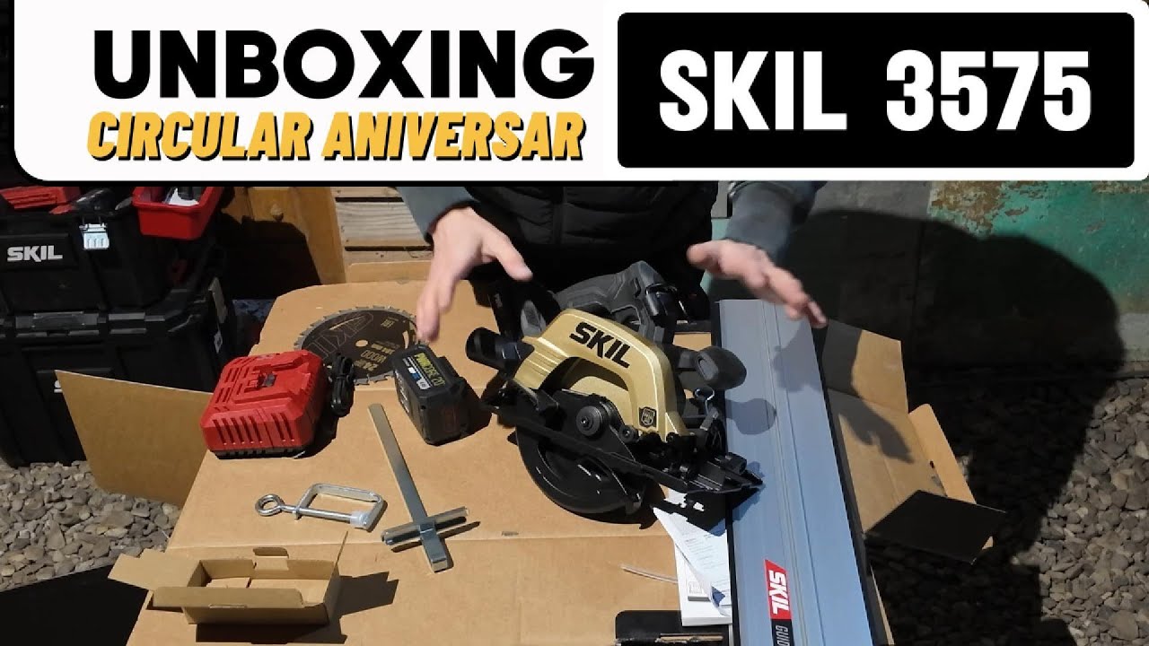 Unboxing Circular SKIL 3575 Pachet Aniversar