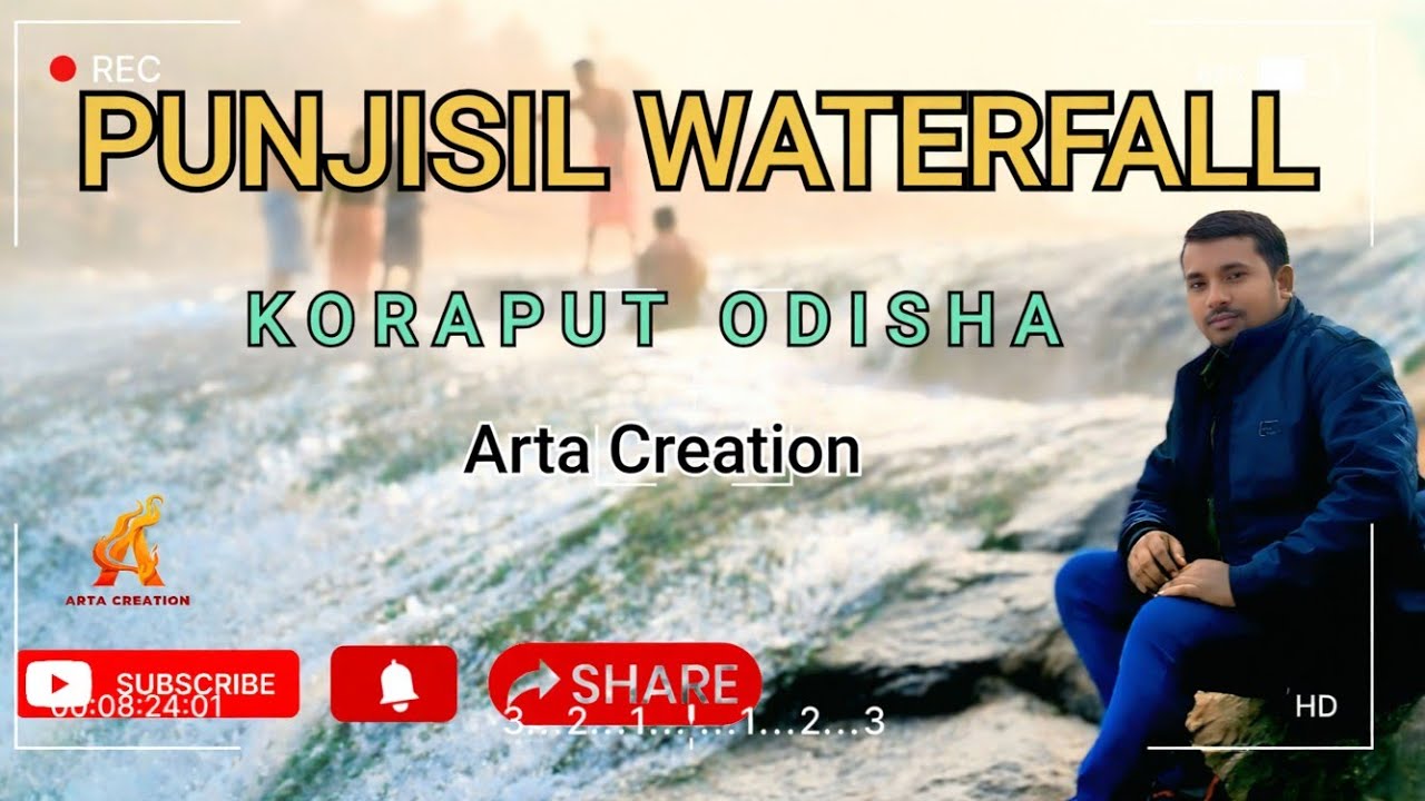 Punjisil Waterfall Koraput Odisha-2026 (Arta Creation)