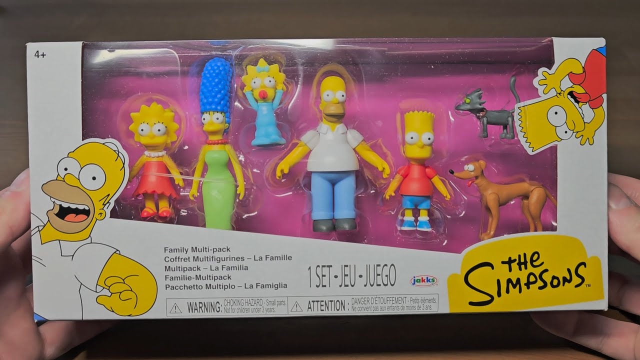 Unboxing The Simpsons Family Multi-Pack (2.5″ Figures) by JAKKS Pacific