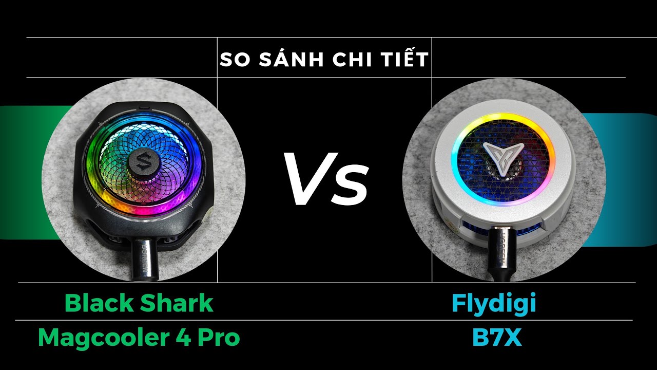 Black Shark Magnetic Cooler 4 Pro Vs Flydigi B7X