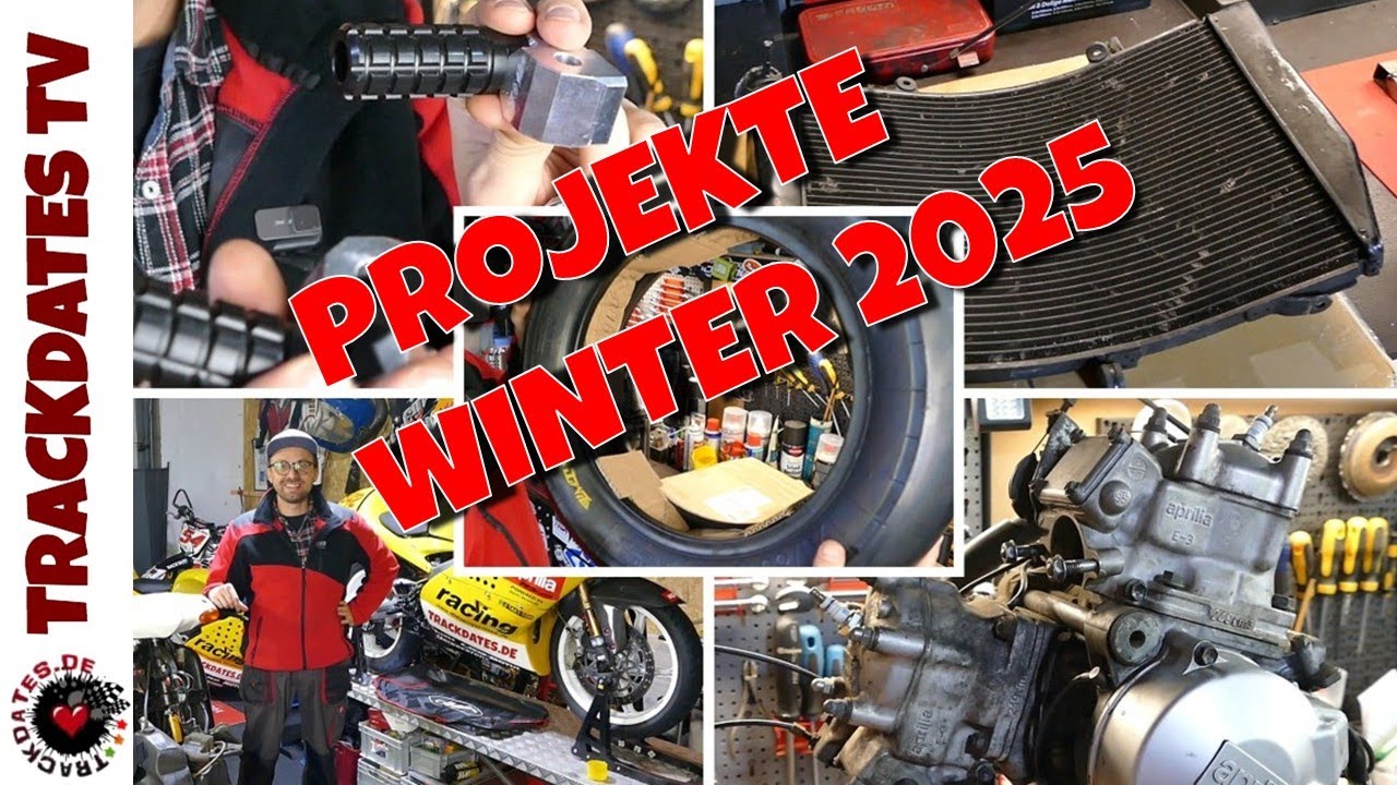 Winter 2025 | Aprilia RS250 Motor+Kühler | RSV Mille Dekor neu | Pitbike Tuning | Ducati 748 Check
