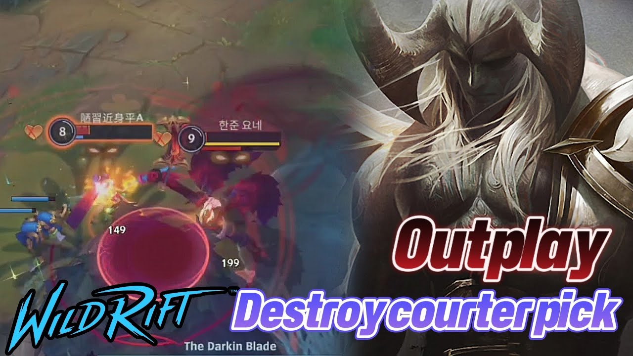 Wild rift courter pick Aatrox? - Aatrox vs fiora baron lane season 16
