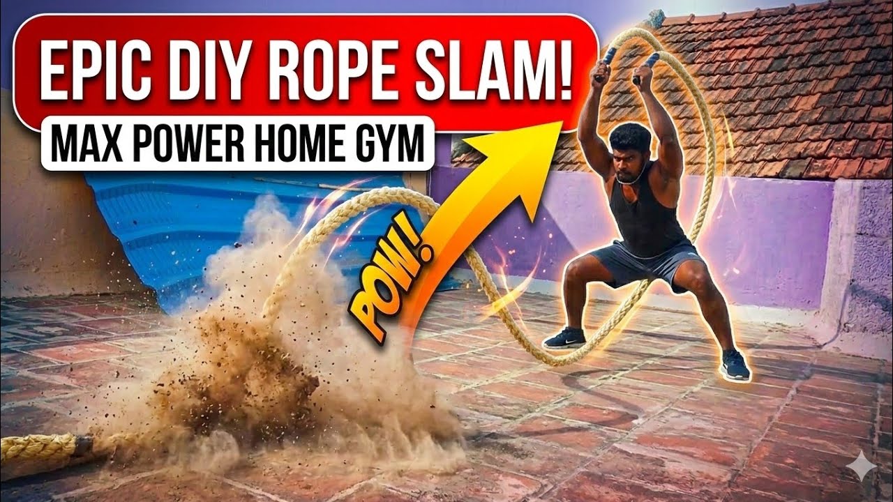 How to Make Battle Ropes | D.I.Y Gym Equipment_battle ropes:TAMIL