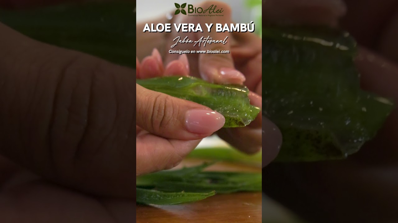 Jabón Aloe & Bambú 🎋💧✨ Frescura Natural 