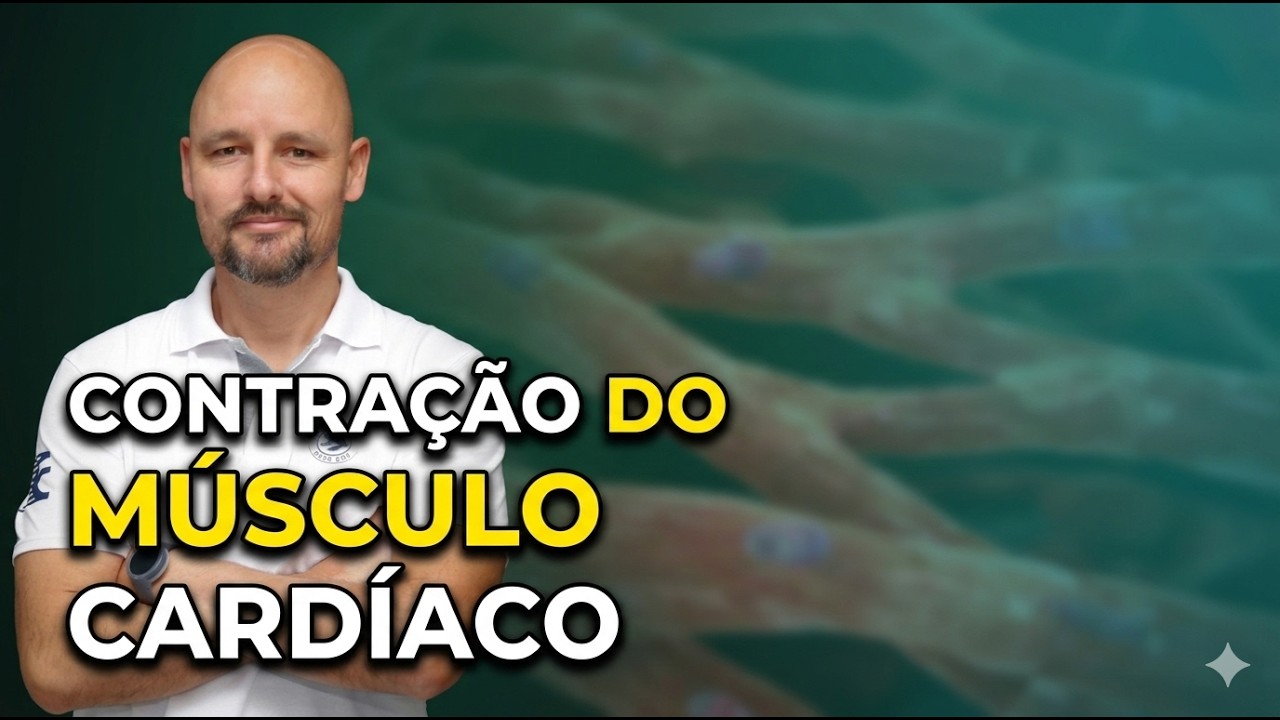 CONTRAÇÃO do CORAÇÃO. Como Funciona a DESPOLARIZAÇÃO e a REPOLARIZAÇÃO das CÉLULAS CARDÍACAS!