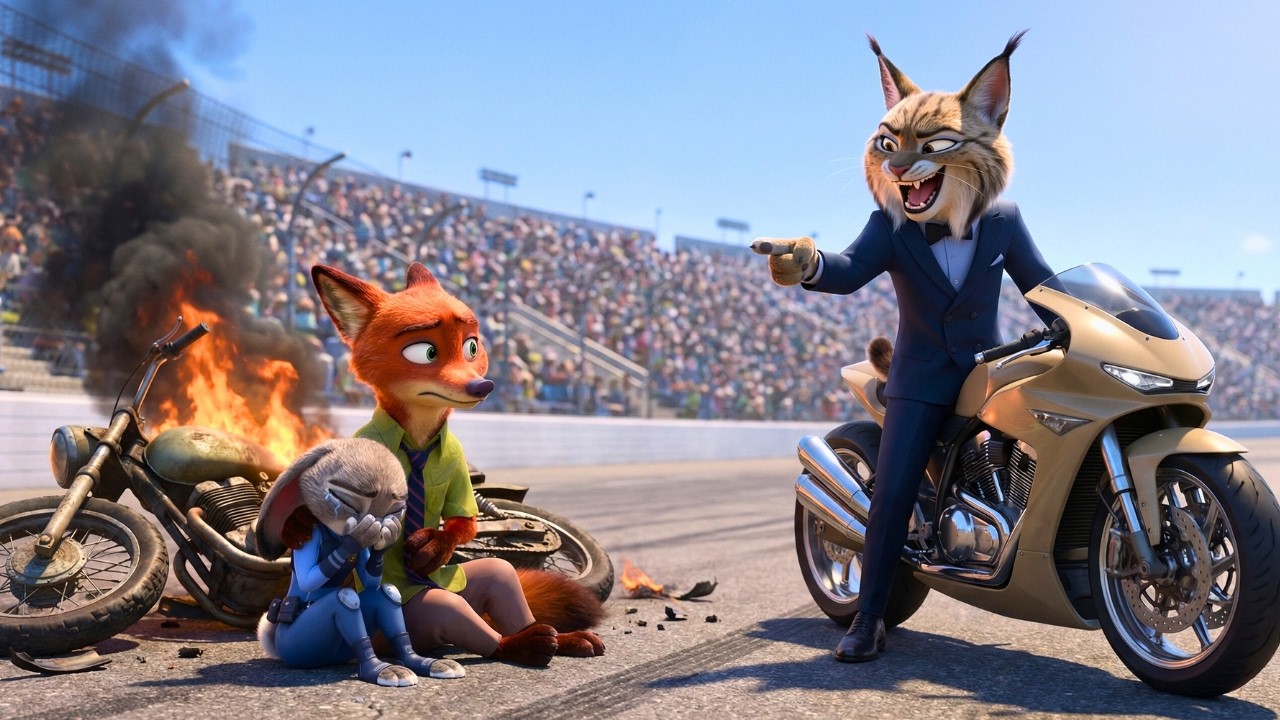 JUDY Gets Motorbike Racing Championship | Zootopia 2