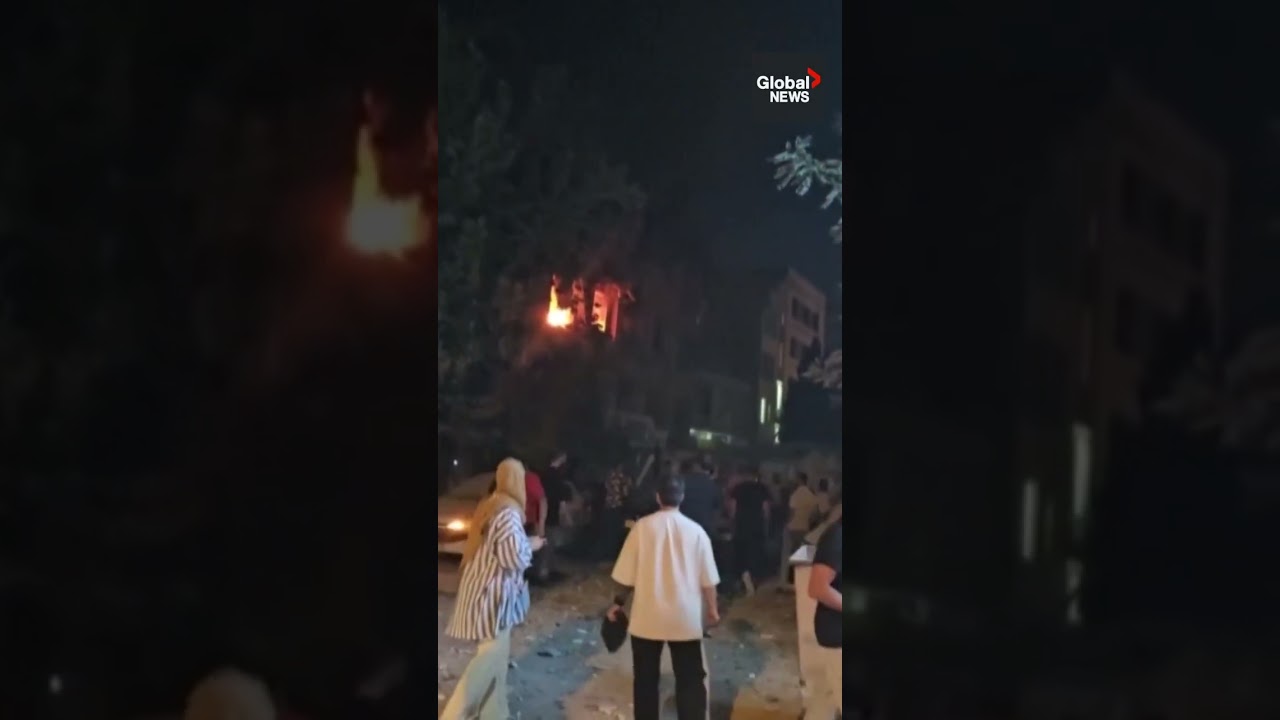 Explosions heard across Tehran as Israel launches strikes on Iran