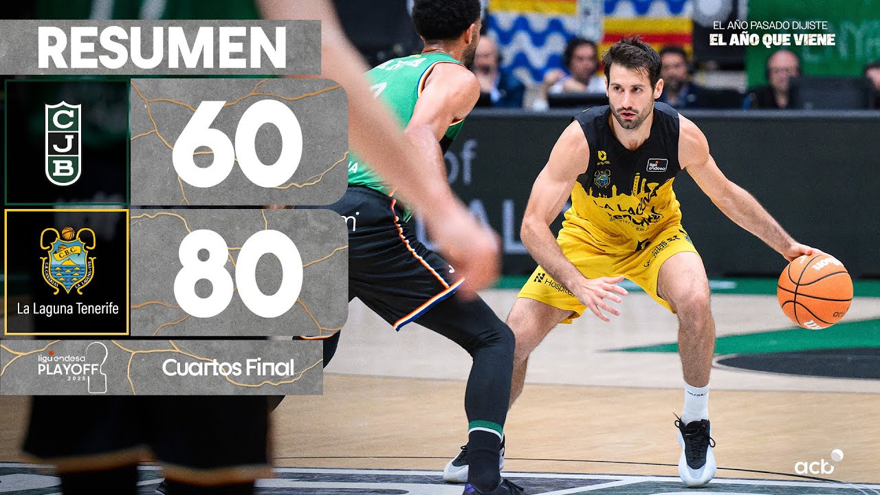 Joventut Badalona - La Laguna Tenerife (60-80) RESUMEN | Playoff Liga Endesa 2025
