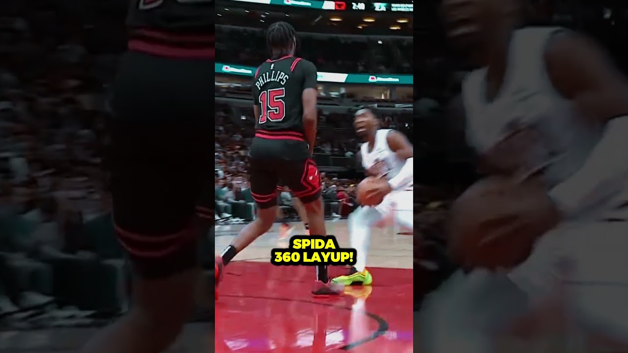 Donovan Mitchell IMITATES Ja Morant's signature 360 layup 🌪️