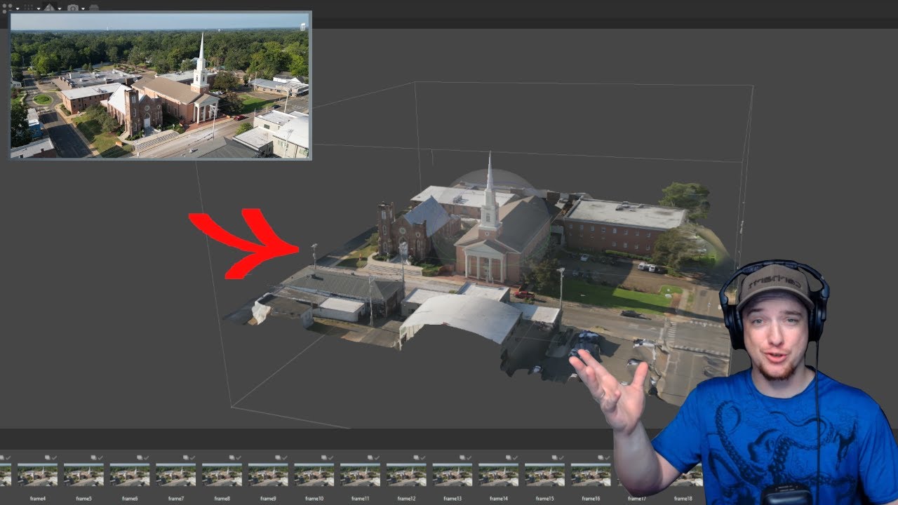 Transform Drone Footage into Stunning 3D Models | Metashape Tutorial for Beginners
