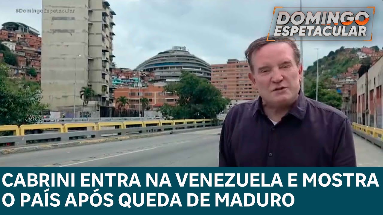 Exclusivo: Cabrini entra na Venezuela e revela realidade do país após captura de Maduro