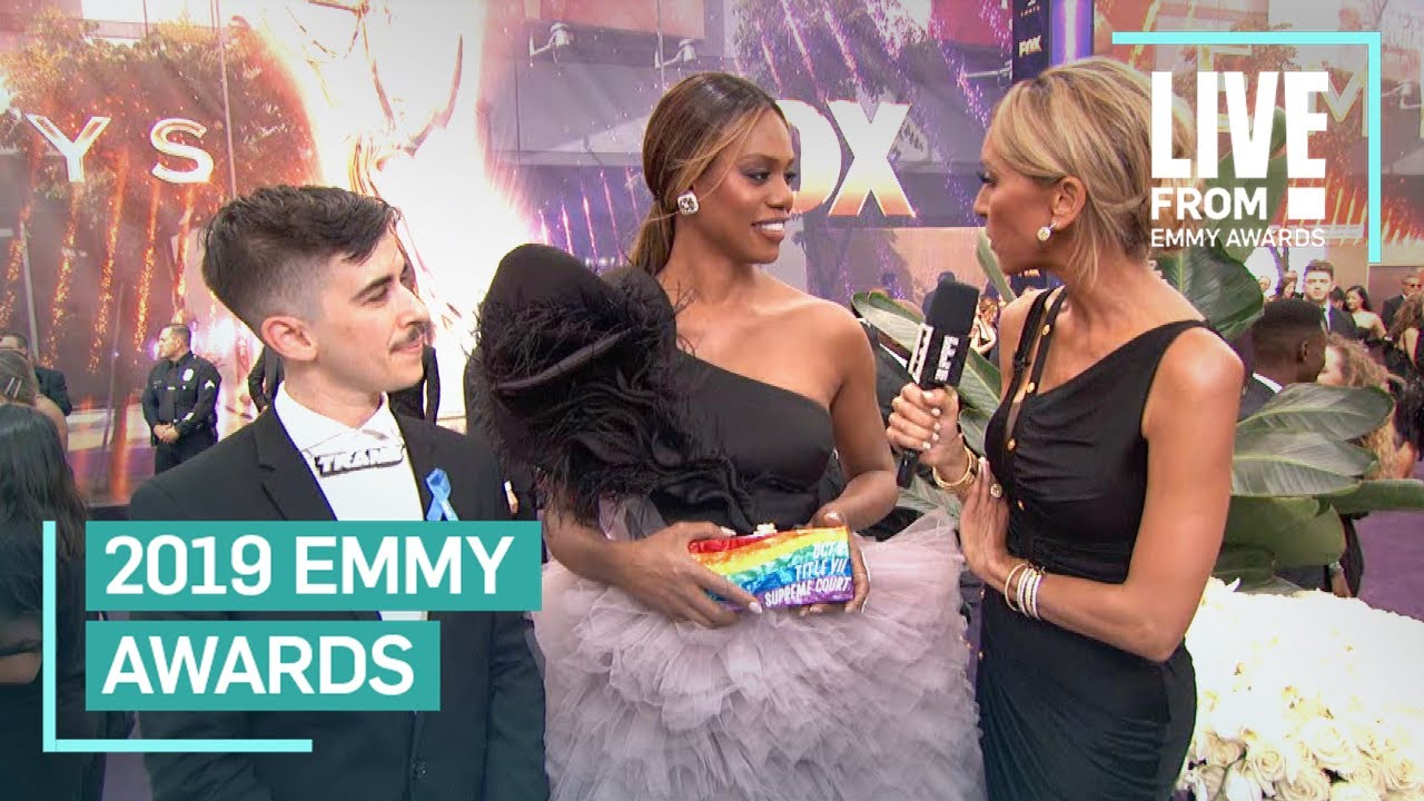 Laverne Cox Fights for LGBT Rights at 2019 Emmys Red Carpet | E! Red Carpet & Award Shows
