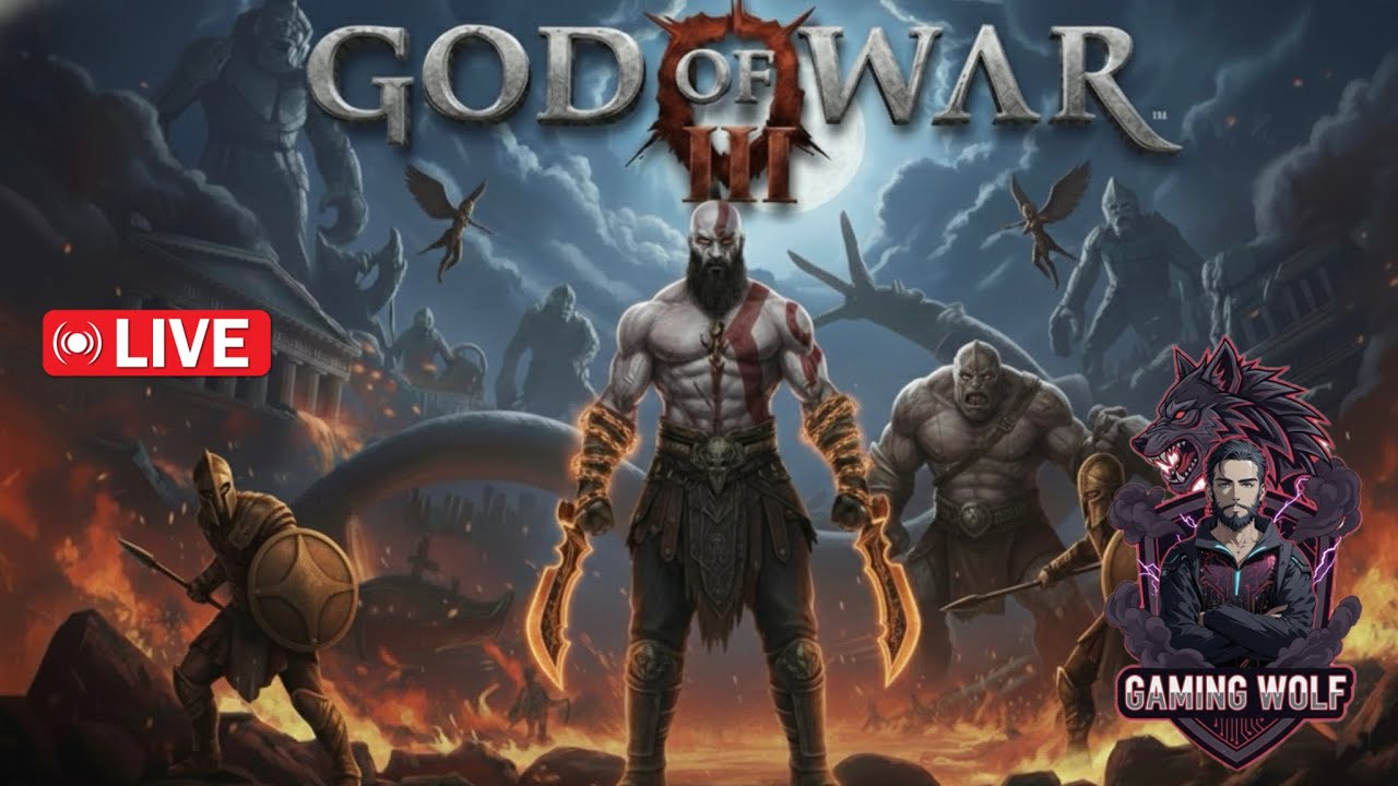 🔴GOD OF WAR 3 - Gameplay 🪓⚔️| PS5|Epi #1 | Gaming Wolf - Tamil