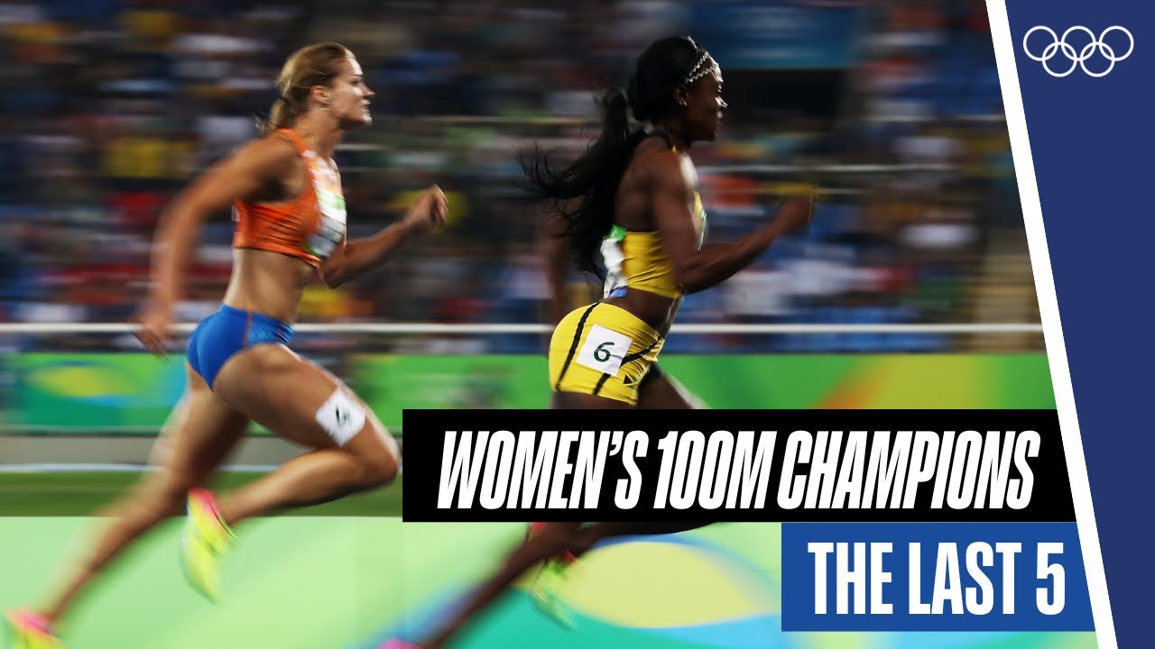 Last Five Women’s 100m Champions!🏃‍♀️🏆