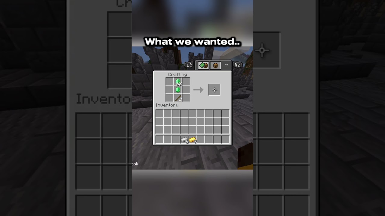 What we wanted #minecraft #memes #shorts