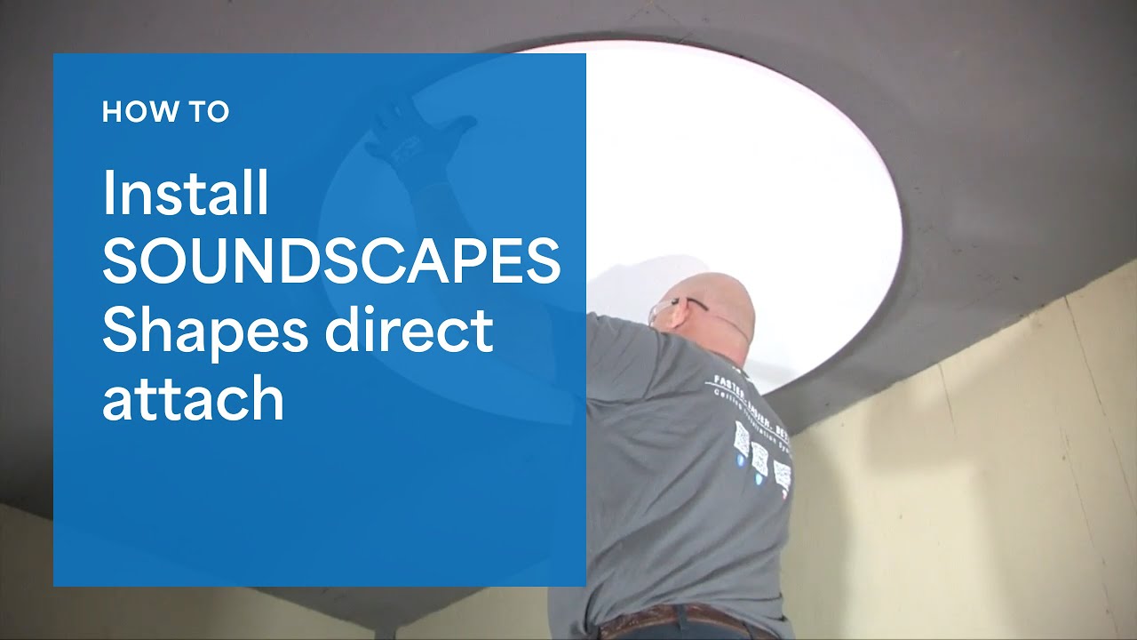 SOUNDSCAPES Shapes Direct Attach to Ceilings or Walls Installation | Kanopi by Armstrong