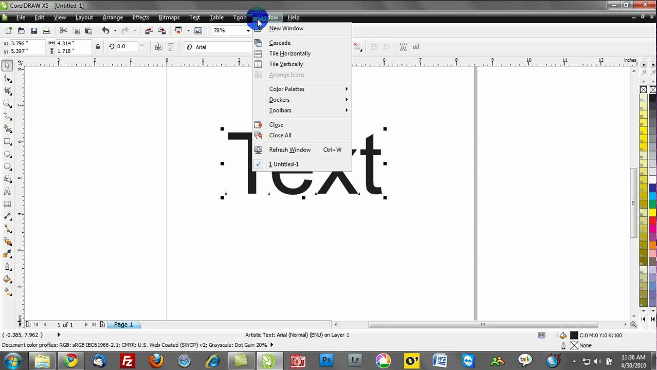 corel draw training video tutorials: keyboard shortcuts