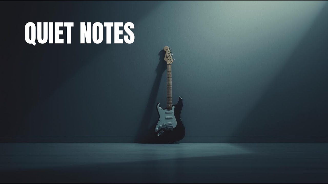 🎵 Quiet Between The Notes | Minimal Ambient Rock Song About Inner Peace | Dark Grunge Raw