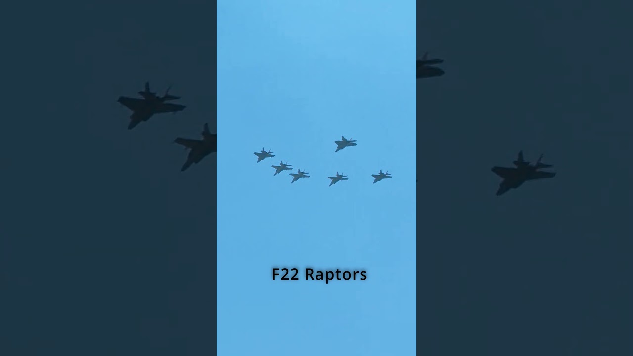 Practice Flyover of the National Mall for the July 4th show  the practice was on July 3, 2026