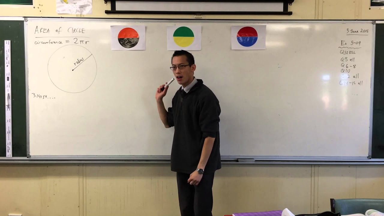 The Area of a Circle (1 of 2: Seeing the Composite Figure)