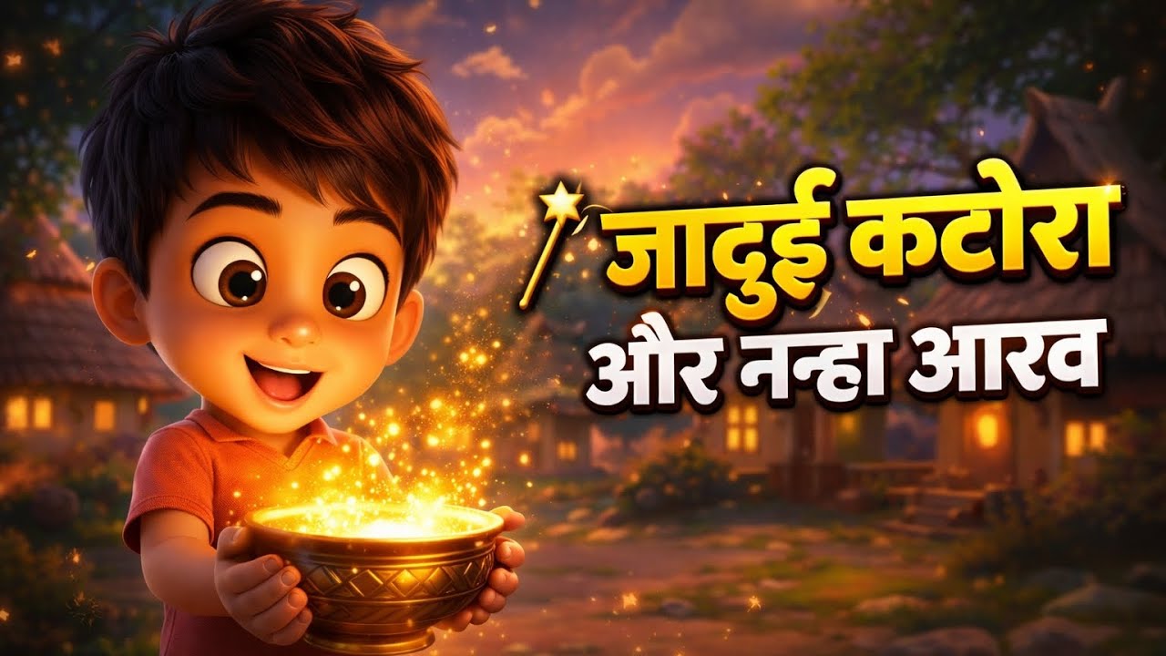 🪄 जादुई कटोरा और नन्हा आरव | सबसे बड़ा जादू अच्छा दिल ❤️✨