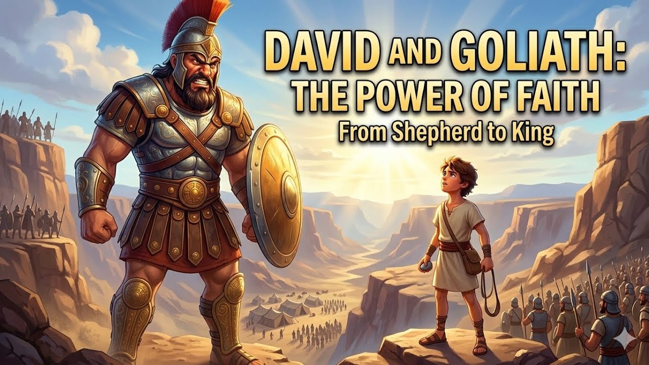 THE STORY OF DAVID AND GOLIATH| Animated Bible Story