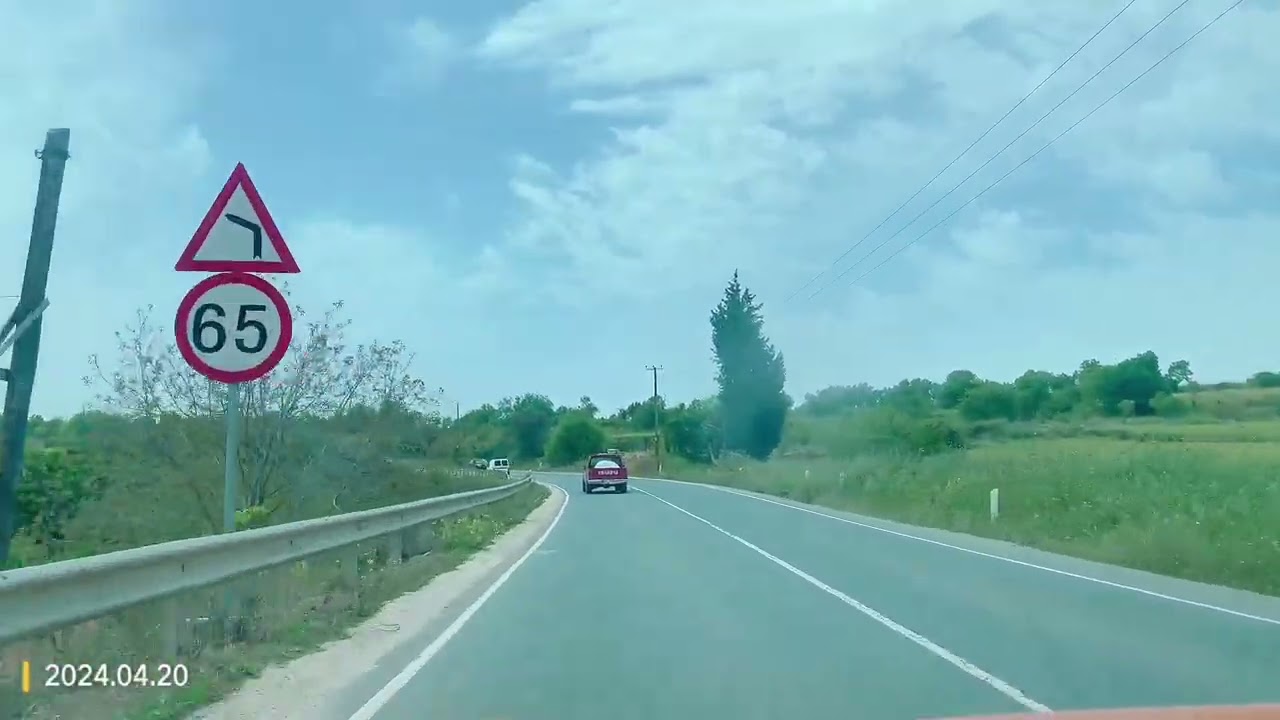 Cyprus Road Trip (2024/04/20); E711 - E709 road