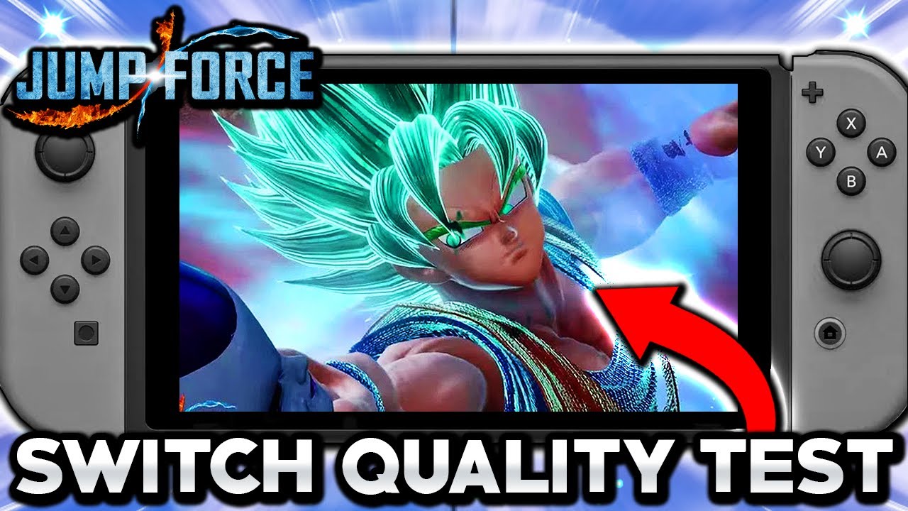 Jump Force Nintendo Switch Gameplay Graphics Test (1080p MAX FPS)