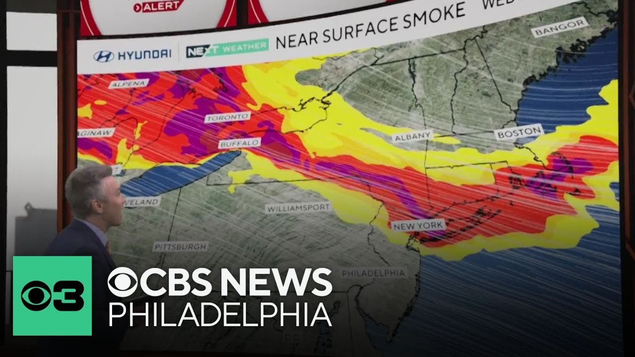 How will Canadian wildfire smoke affect Philadelphia region?