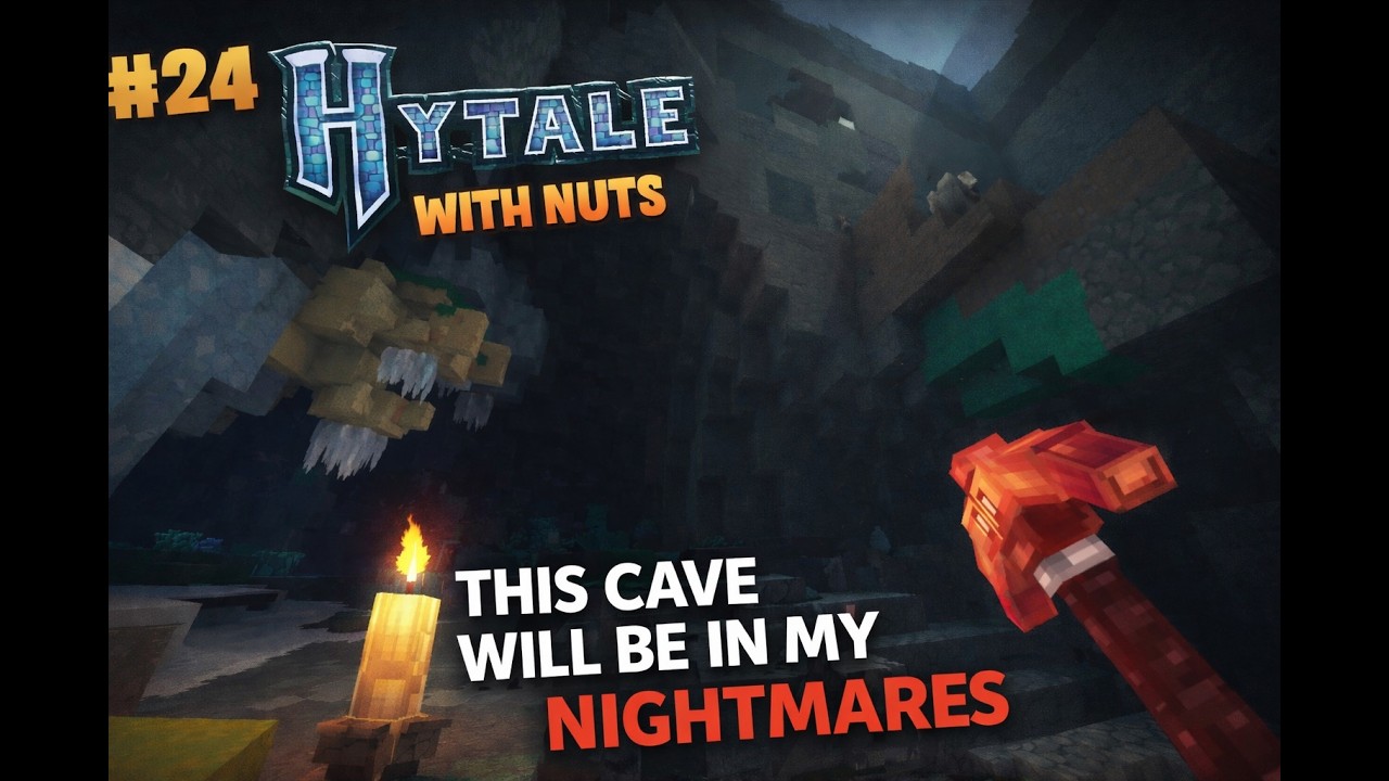 #24 Hytale with nuts - This cave will be in my nightmares