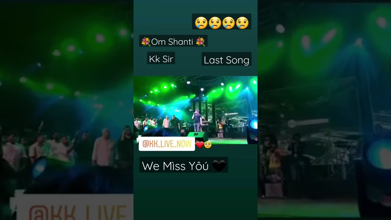 KK last Moment At Kolkata | Kk Last Performance At Kolkata today | Kk dead news ~ Om Shanti
