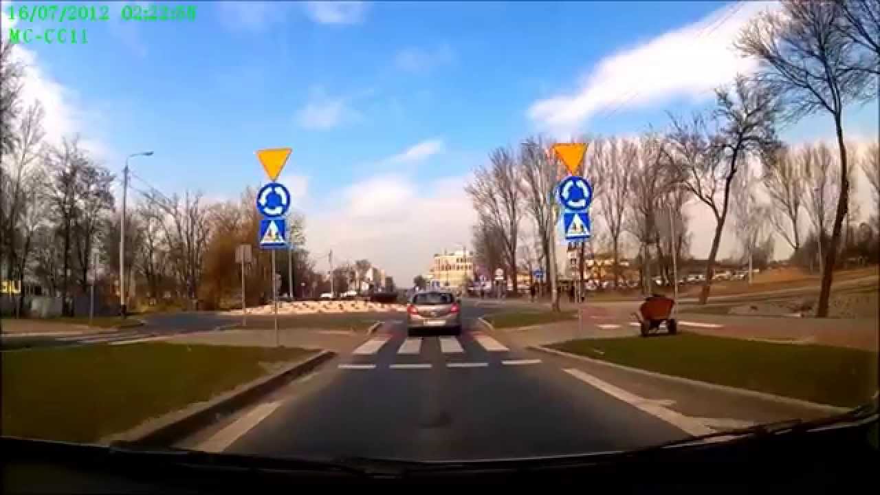 Garwolin trasa egzaminacyjna nr 3.