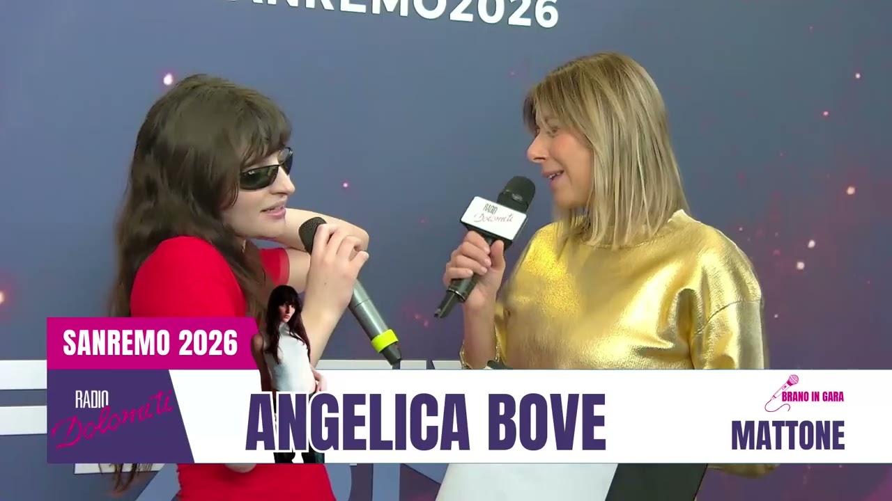 🎵🌸 SANREMO 2026 - Intervista ad ANGELICA BOVE